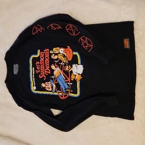 Let's Summon Demons Black Long Sleeve Tshirt